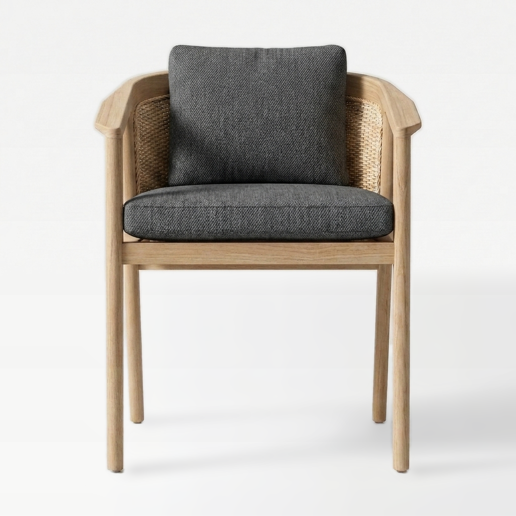 Natural Teak / Anthracite Linen | front